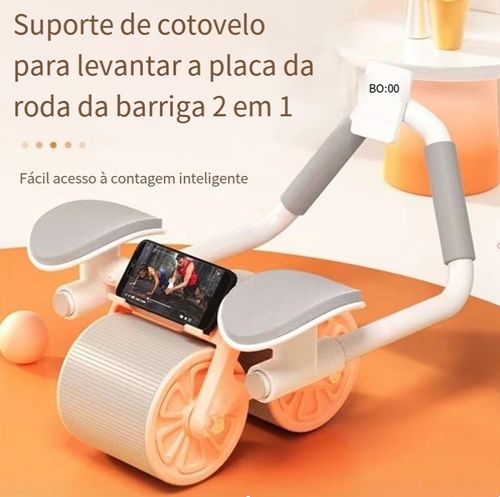 O Must-Have para Abdômen Definido: Roda Abdominal com Recuo Automático!