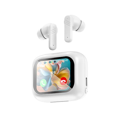 2025 novo ~ fones de ouvido bluetooth sem fio, tela inteligente colorida ANC redução de ruído ativa, tela de toque de redução de ruído de chamada três modos de ajuste