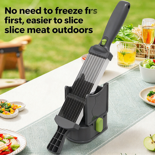 Multi-Function Meat Slicer with Suction Cup for Quick Food Prep