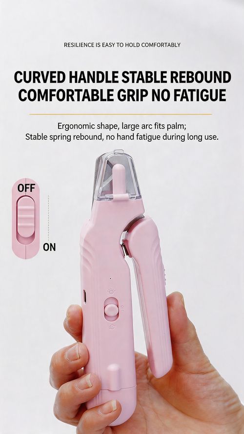 LED Pet Nail Clipper with Nail Grinder | Safe Pet Nail Trimmer for Dogs and Cats