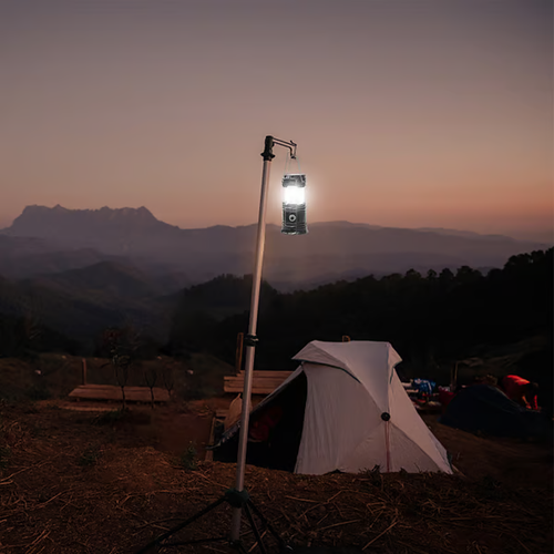 Versatile solar-powered camping lantern🔥