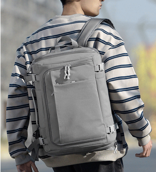 Box-style large-capacity luggage backpack