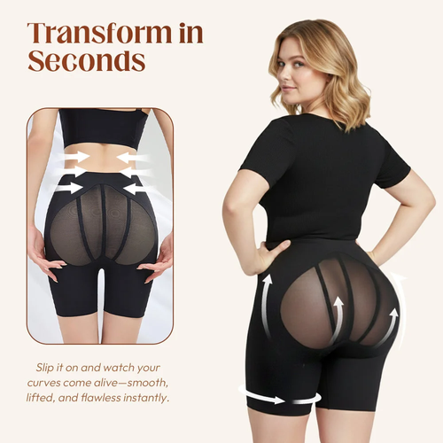High-Waisted Butt-Lifting Shaping Shorts