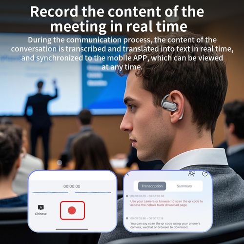 Translation-Enabled Bluetooth Earphones (AI )