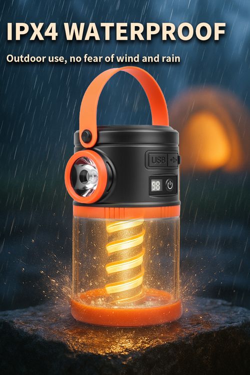 Solar-Powered Multi-Functional Outdoor Light