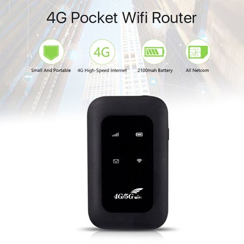 Universal 4G 5G All Network Connection Pocket WiFi Routers 2100 MAh Battery SIM Mobile Hotspot WiFi Routers