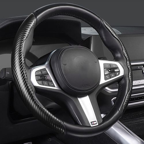 🔥Universal Colorful Suede Material Car Steering Wheel Cover Anti-skid Durable Steering Wheel Accessories🔥