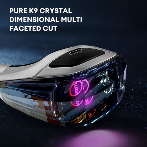 XUDA Crystal Gear Shift Knob, Crystal Seven Color LED Shift Handle, Plug and Play, Portable Side Interface, Comfortable Grip, Durable and Scratch Resistant, Suitable for Toyota