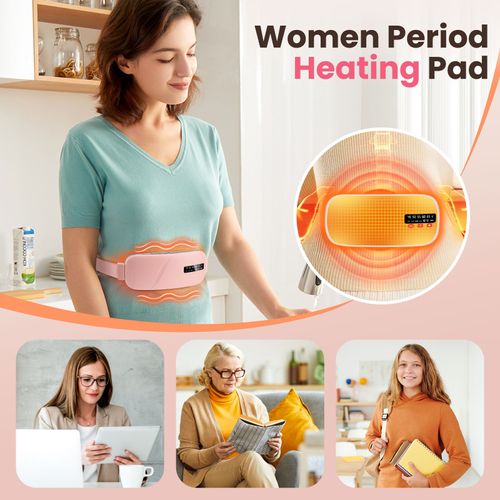 Menstrual Heating Pad for Abdominal And Lower Back Massage, Electric Heating Belt Designed to Warm The Waist And Abdomen, Portable Heating Strap.