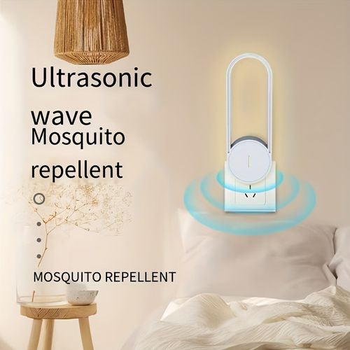 3pcs&6pcs set, intelligent sonic mosquito repeller, strong coverage, silent work or sleep, harmless insect killer, household assistant that liberates you from insect bites