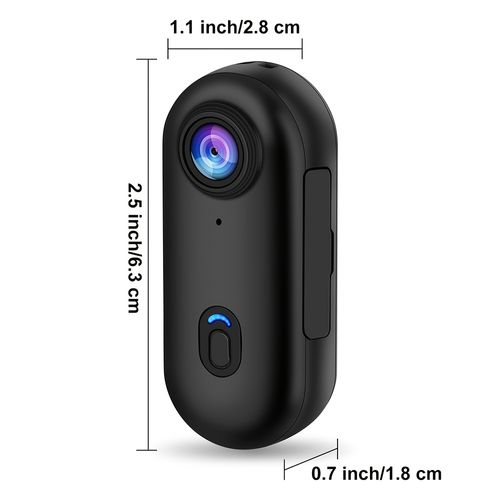 1080P Thumb Camera WiFi Body camera with 32GB Memory card Outdoor Action camera Vlog camera 1920*1080P Video, Ideal for Cycling, Hiking