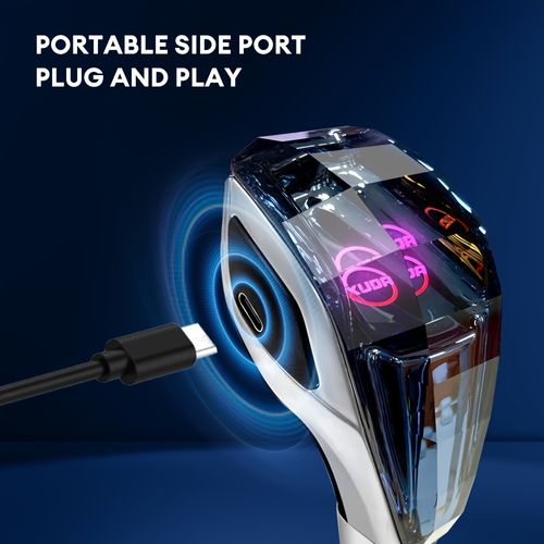 XUDA Crystal Gear Shift Knob, Crystal Seven Color LED Shift Handle, Plug and Play, Portable Side Interface, Comfortable Grip, Durable and Scratch Resistant, Suitable for Toyota