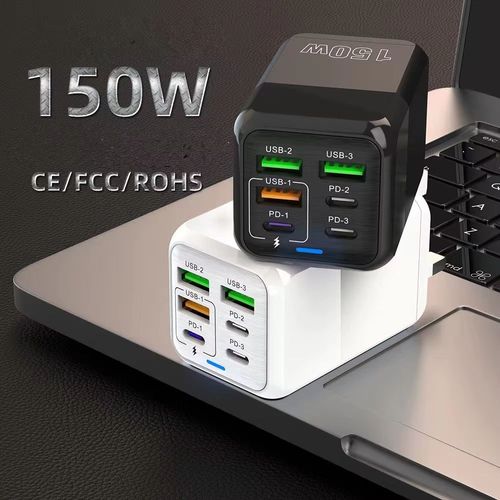 150W Africa Power King - Charge 4 Devices at Once! ⚡ EU-Certified • Voltage Warrior • QC3.0 Smart Charging