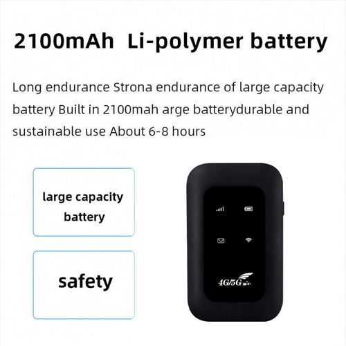 Universal 4G 5G All Network Connection Pocket WiFi Routers 2100 MAh Battery SIM Mobile Hotspot WiFi Routers