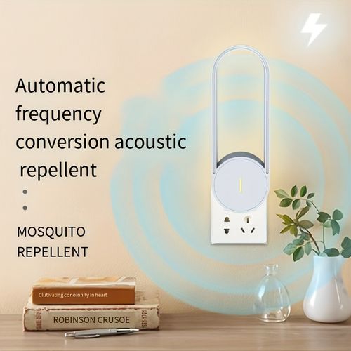 3pcs&6pcs set, intelligent sonic mosquito repeller, strong coverage, silent work or sleep, harmless insect killer, household assistant that liberates you from insect bites
