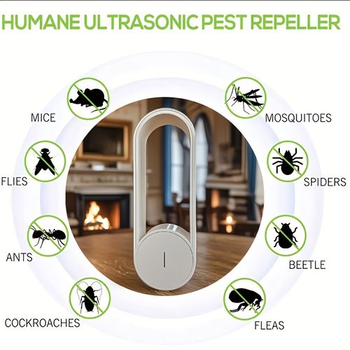 3pcs&6pcs set, intelligent sonic mosquito repeller, strong coverage, silent work or sleep, harmless insect killer, household assistant that liberates you from insect bites