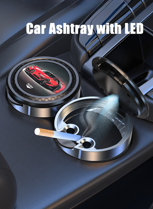 Car Ashtray with LED Light