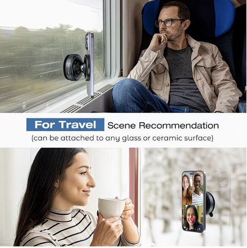 Vacuum phone holder (convenient and easy to use)