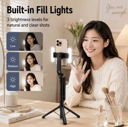 Multi-functional selfie stick