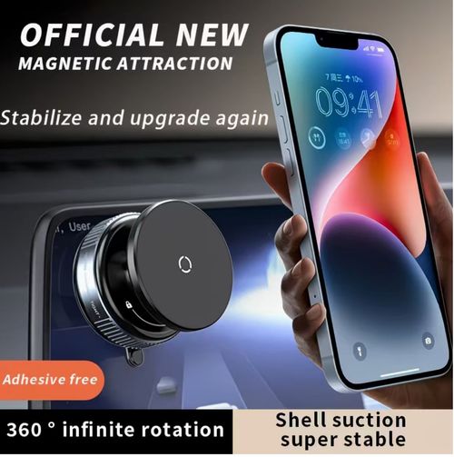 Vacuum phone holder (convenient and easy to use)