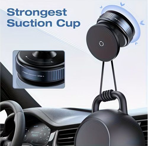 Vacuum phone holder (convenient and easy to use)