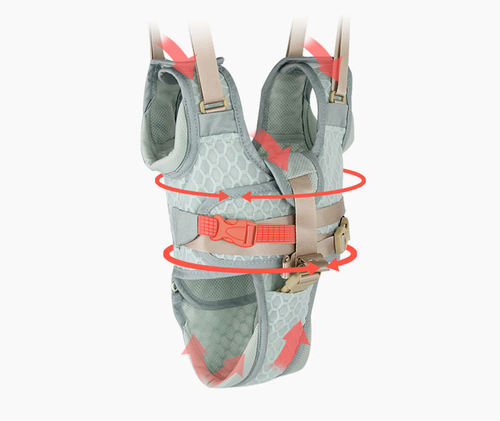 New breathable, multi-functional baby walker with gears for carrying children and preventing falls.