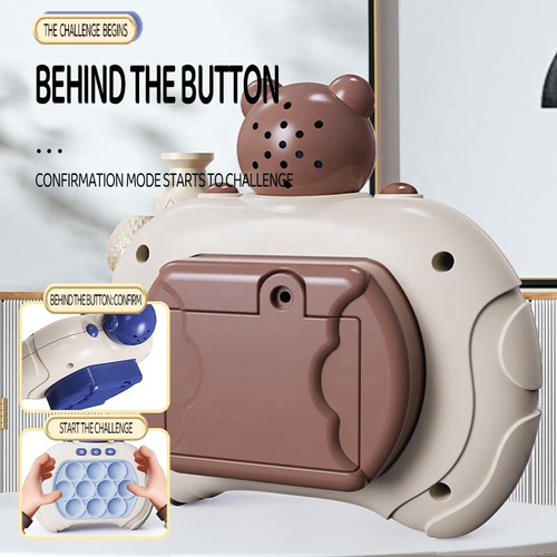 Cross-border push-button game console, children's puzzle game, whack-a-mole, stress-relieving, focused, educational toy wholesale.