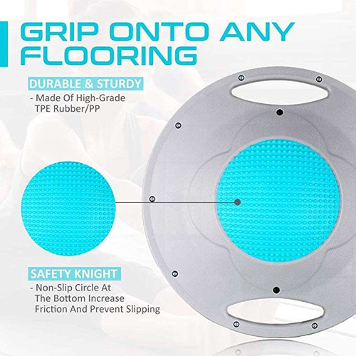 Professional Training Rocker Balance Board — Designed for Balance Training, Featuring Non-Slip Rollers to Build Core Strength and Enhance Stability