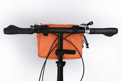 Travel Bicycle Frame Bag — Portable Front Leather Pouch, Top Tube Case, Waterproof Handlebar Bag