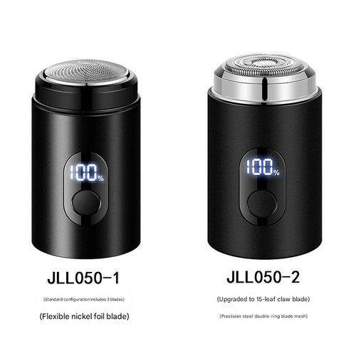 Premium selection of men's electric shavers with digital display, suitable for home and car use, rechargeable, for shaving and beard trimming.