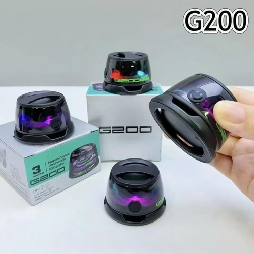 Hot-selling magnetic G200 Bluetooth speaker, mini portable speaker, new portable magnetic stand, desktop ambient light.