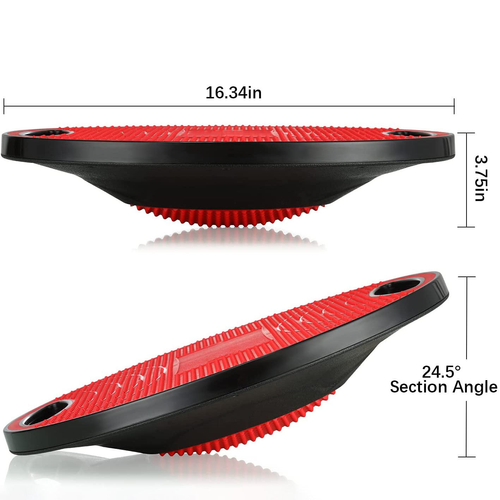 Professional Training Rocker Balance Board — Designed for Balance Training, Featuring Non-Slip Rollers to Build Core Strength and Enhance Stability
