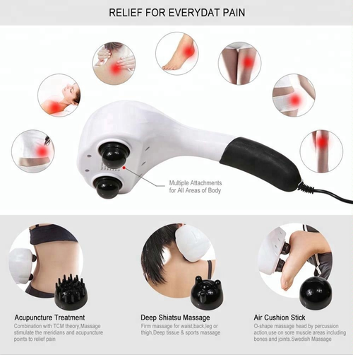 220V Full-Body Vibration Massager | Electric Muscle Relaxation Machine — For Pain Relief, Weight Loss, and Home Therapy