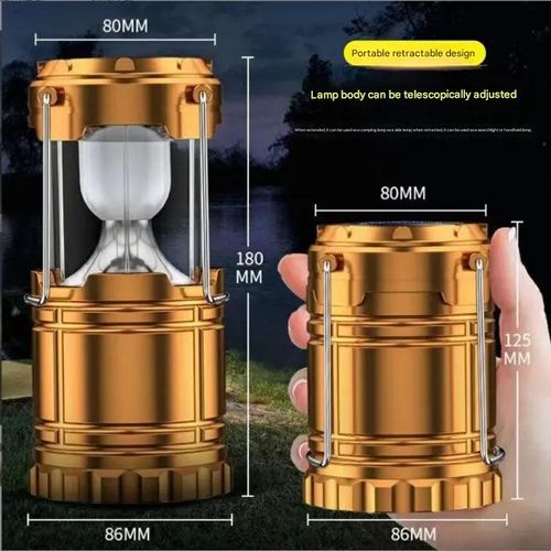 Outdoor camping light, solar-powered lantern, long-lasting high-powered camping light, 5800 rechargeable emergency light, portable lighting.