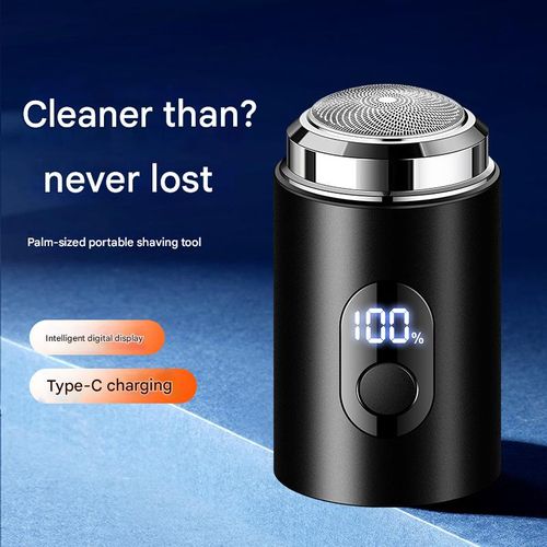 Premium selection of men's electric shavers with digital display, suitable for home and car use, rechargeable, for shaving and beard trimming.