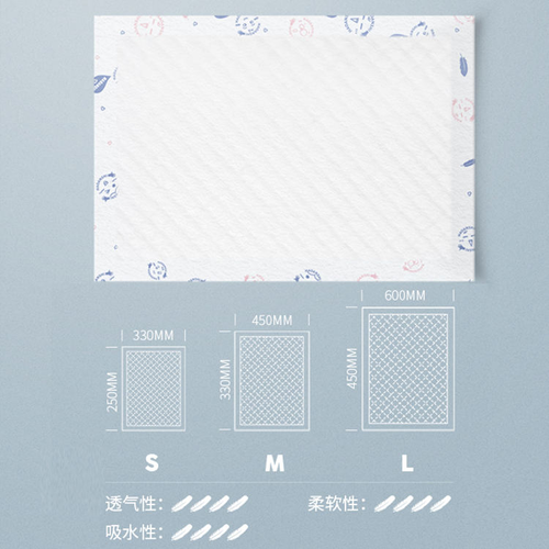 Newborn disposable waterproof and breathable baby changing pad, non-washable bed sheet, leak-proof pad