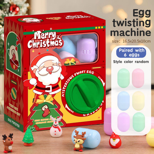 Wholesale Christmas children's funny egg twisting machine toy blind box doll claw egg twisting machine children's gifts