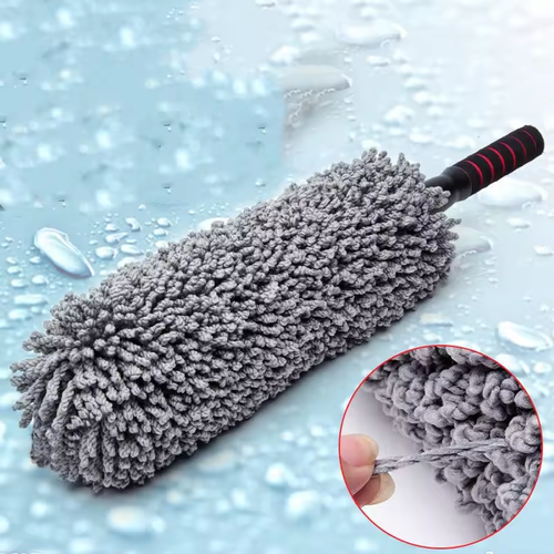 Car cleaning mop, retractable duster, soft-bristled car brush, duster, snow sweeper, car cleaning supplies