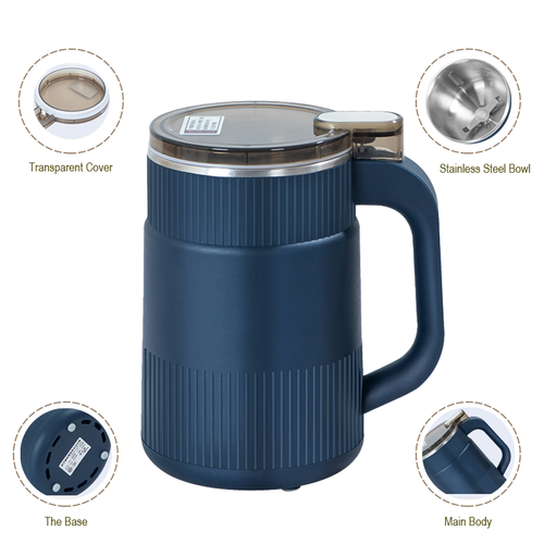 Commercial Use Stainless Steel Electric Spice Grinder Machine One-Touch Push-Button Integrated Brush Spoon Herb Bean Grinding