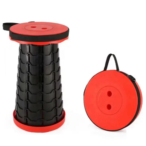 Telescopic Folding Stool Lightweight Collapsible Fishing Stool for Camping Hiking Portable Retractable Stool
