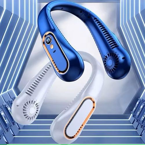 New Outdoor Wearable Neck Fan, New Design Rechargeable USB Portable Cooling Neck Fan