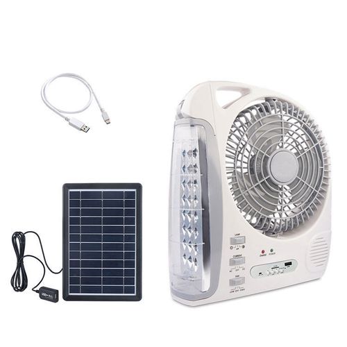 High Quality and Energy Saving Table Fan With Led Light Rechargeable Table Fan Portable Solar 8 Inch Table Fan