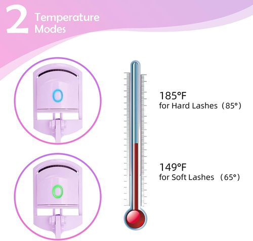USB Charging Electric Heated Eye Lash Perm Eyelashes Curls Makeup Tools Thermal Eyelash Curler