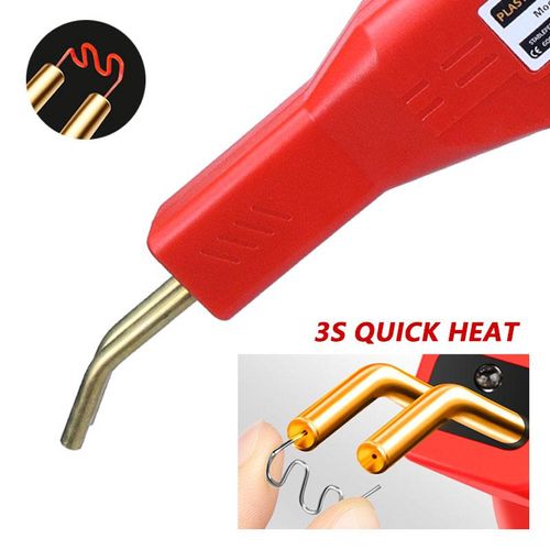 Plastic Welding Gun Kit Model H50 200 Welding Nails 4 Styles Repair Tool Set with Case for Plastic Fixing