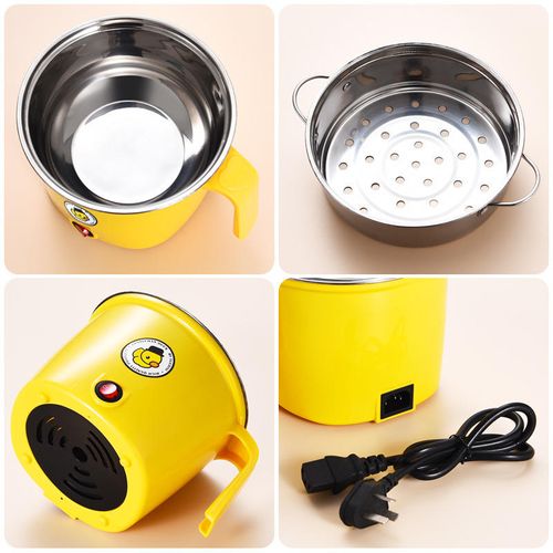 Double Layer Electric Steamer Pot for Fast Cooking and Food Warming