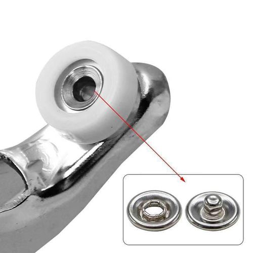 100PCS Colorful Invisible Metal Snaps Kit Metal Pliers Multi Grid Box No Sew DIY