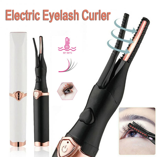 Best-selling Electric Heated Eyelash Curler - Intelligent Temperature Control, 10-Second Quick Heating, Long-lasting Styling, Eyelash-friendly, Compact & Portable, USB Rechargeable, Colors Shipped Randomly