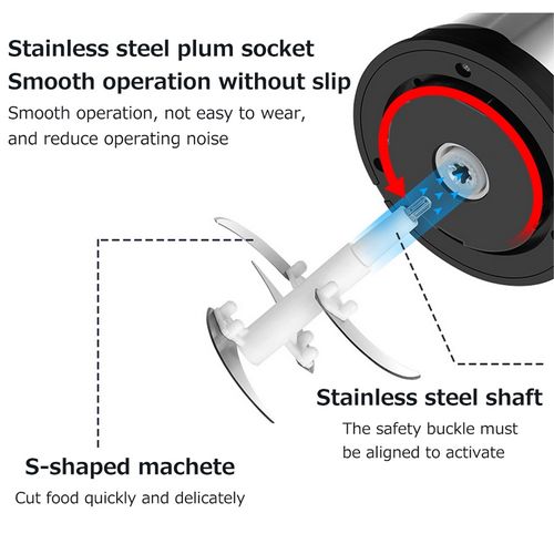 Powerful Electric Food Chopper 2L Capacity for All Ingredients