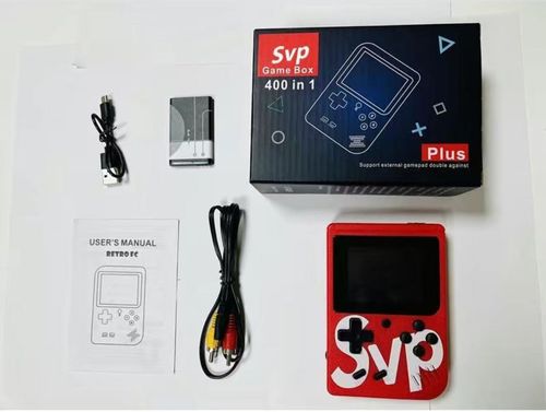 400 Classic Games Portable Retro Game Box Support 2 Player TV Output