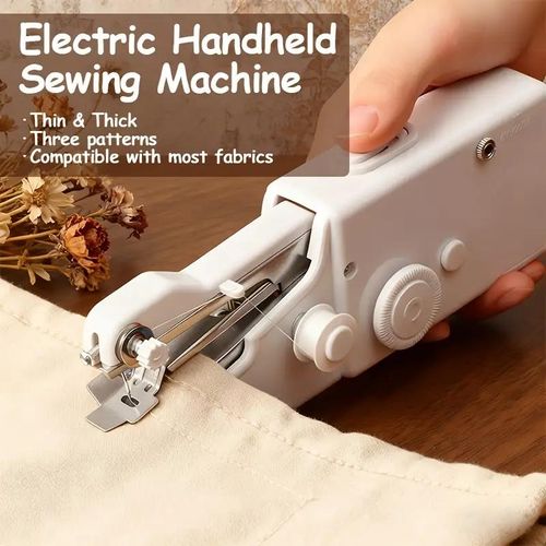 Portable Electric Sewing Machine with Sewing Accessories Easy to Operate for Home Quick Stitching